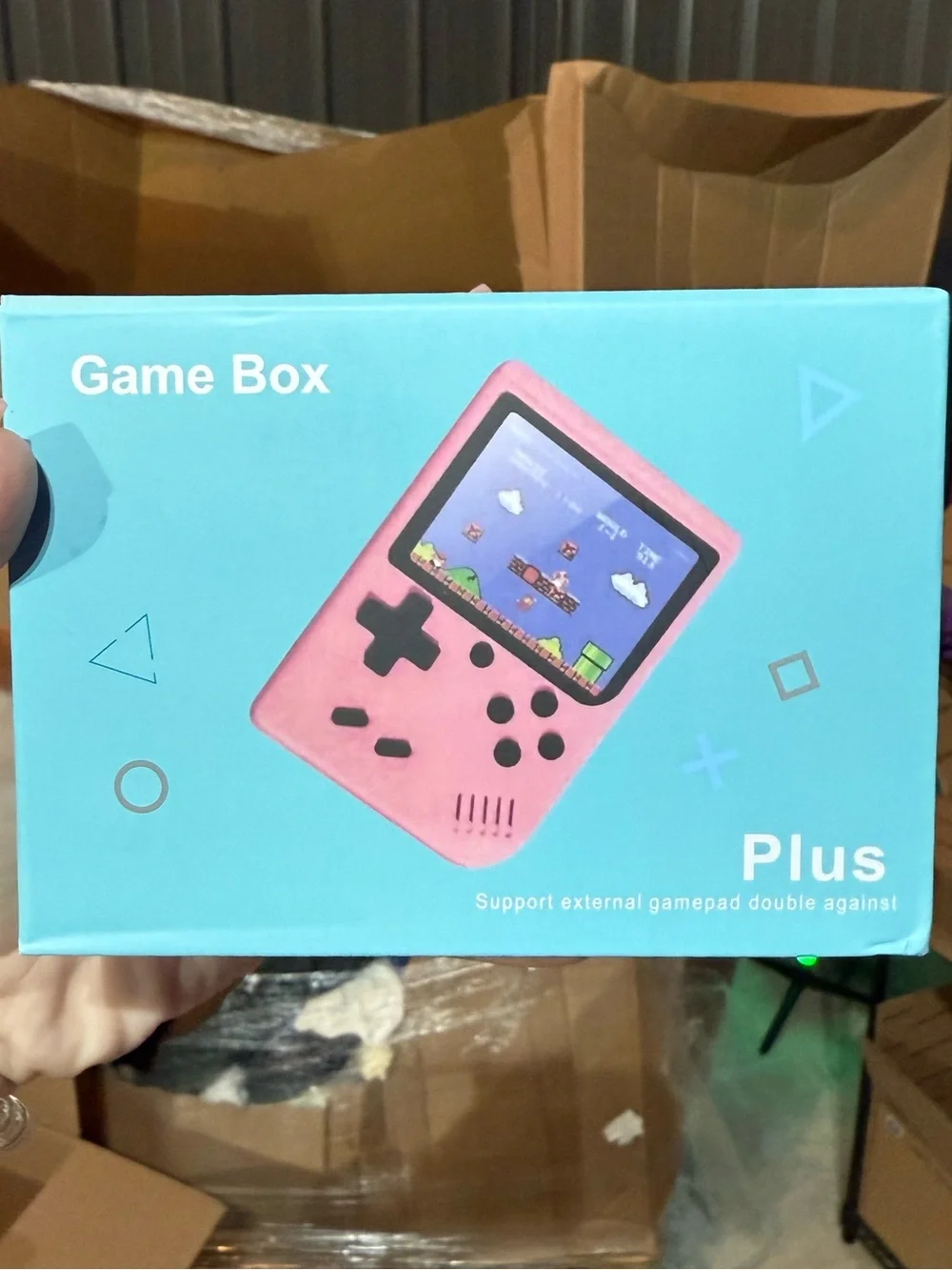 Gamebox Plus Retro Handheld Game Player 500 in 1- Pink- NIB